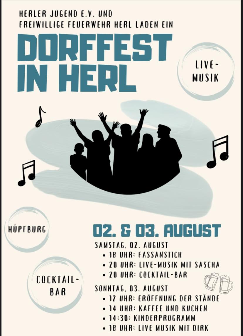 Flyer Dorffest 2025
